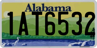 AL license plate 1AT6532