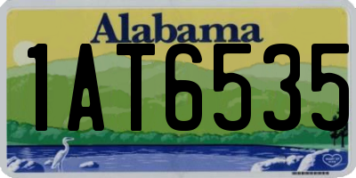 AL license plate 1AT6535
