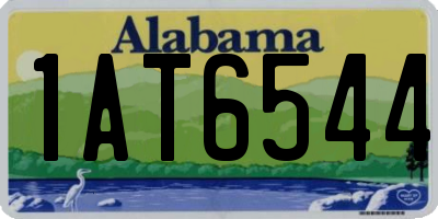 AL license plate 1AT6544