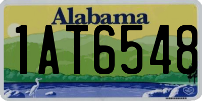 AL license plate 1AT6548