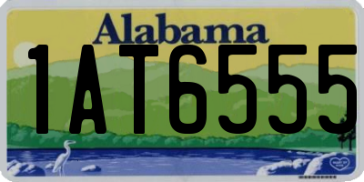 AL license plate 1AT6555