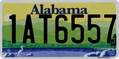 AL license plate 1AT6557