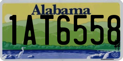 AL license plate 1AT6558