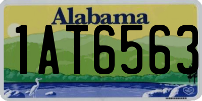 AL license plate 1AT6563