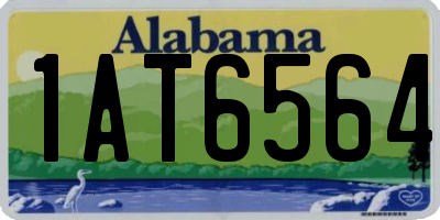 AL license plate 1AT6564