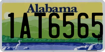AL license plate 1AT6565