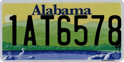 AL license plate 1AT6578