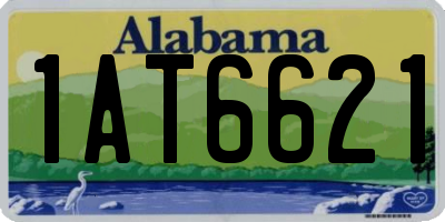 AL license plate 1AT6621