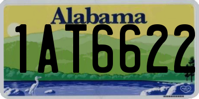AL license plate 1AT6622