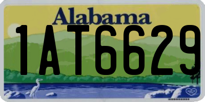 AL license plate 1AT6629