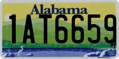 AL license plate 1AT6659