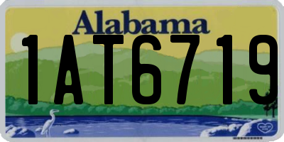 AL license plate 1AT6719
