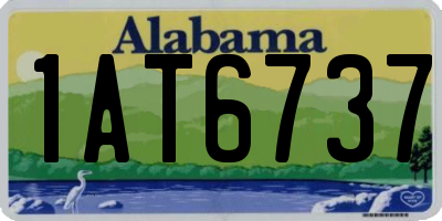 AL license plate 1AT6737