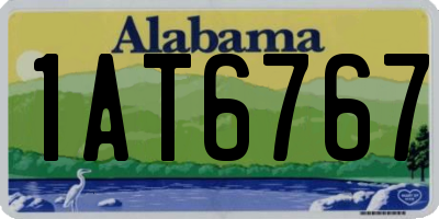 AL license plate 1AT6767