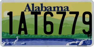 AL license plate 1AT6779