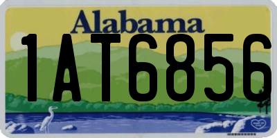 AL license plate 1AT6856