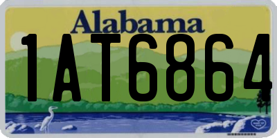 AL license plate 1AT6864