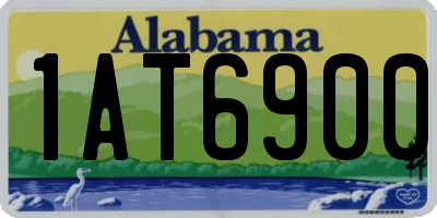 AL license plate 1AT6900