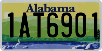 AL license plate 1AT6901