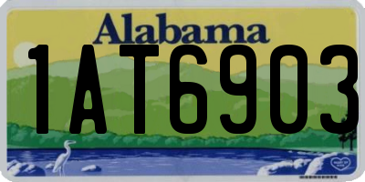 AL license plate 1AT6903