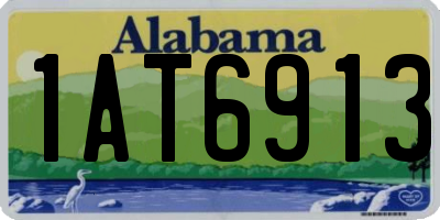 AL license plate 1AT6913