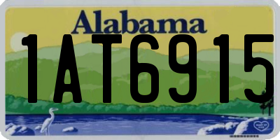 AL license plate 1AT6915