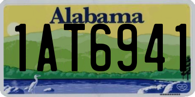 AL license plate 1AT6941