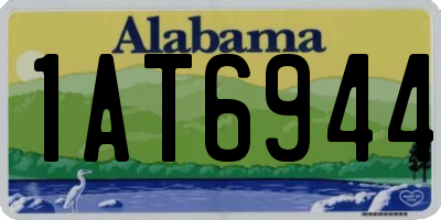 AL license plate 1AT6944