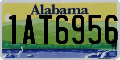 AL license plate 1AT6956