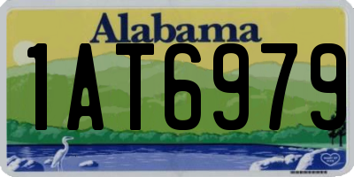 AL license plate 1AT6979