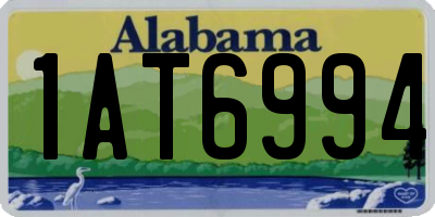 AL license plate 1AT6994