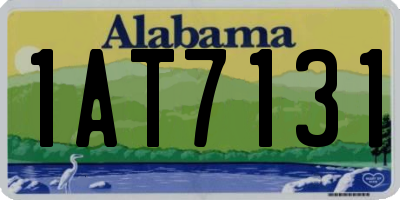 AL license plate 1AT7131