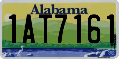AL license plate 1AT7161