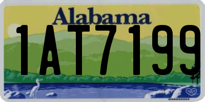 AL license plate 1AT7199