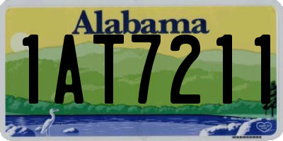 AL license plate 1AT7211