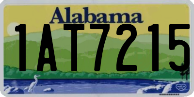 AL license plate 1AT7215
