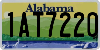 AL license plate 1AT7220