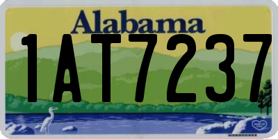 AL license plate 1AT7237