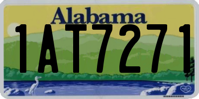 AL license plate 1AT7271