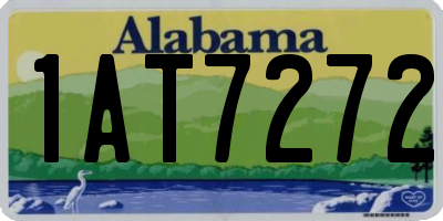 AL license plate 1AT7272
