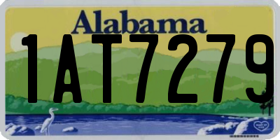 AL license plate 1AT7279