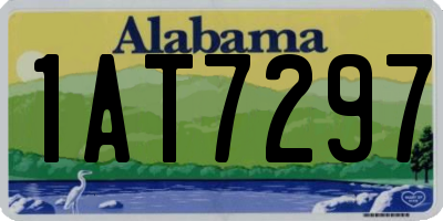 AL license plate 1AT7297