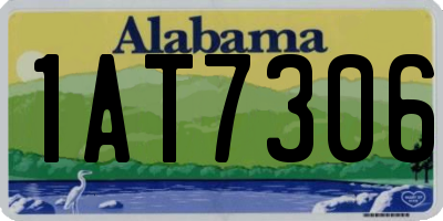 AL license plate 1AT7306