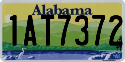 AL license plate 1AT7372