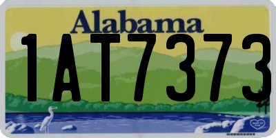AL license plate 1AT7373