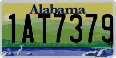 AL license plate 1AT7379