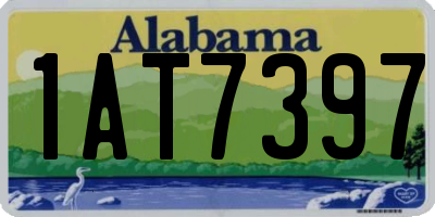 AL license plate 1AT7397