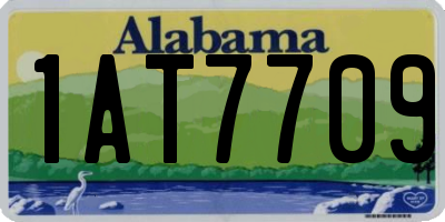 AL license plate 1AT7709