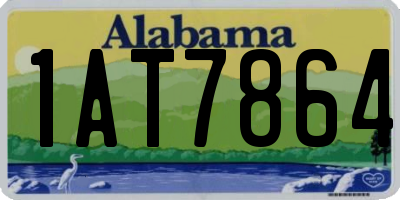 AL license plate 1AT7864