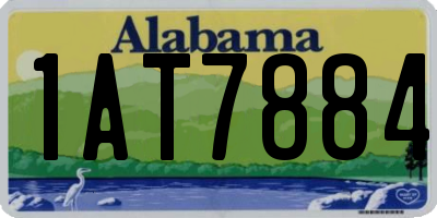 AL license plate 1AT7884